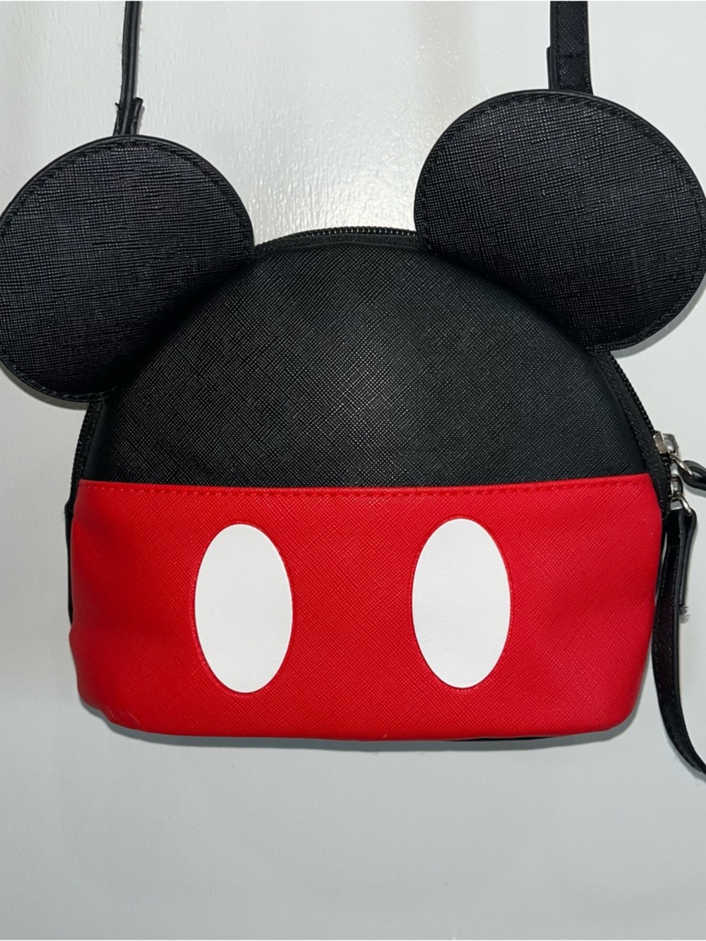 EUC Disney Black and Red Mickey Mouse Small Crossbody Bag